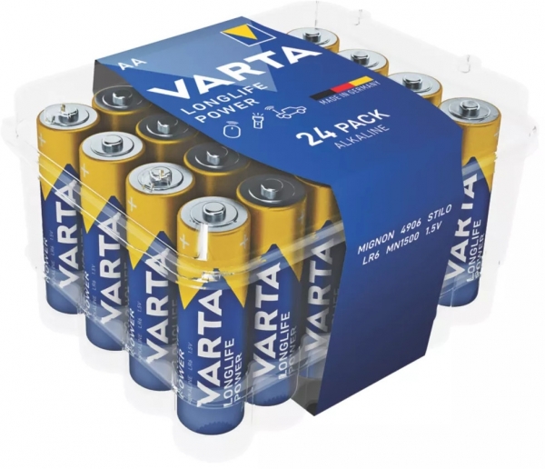 Varta Longlife Power AA 24'lü Kalem Pil