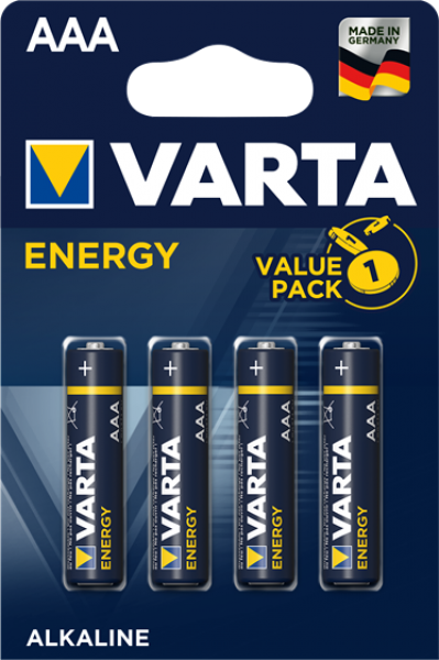 Varta Energy AAA 4'lü İnce Kalem Pil