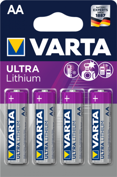 Varta Ultra Lithium AA 4'lü Kalem Pil