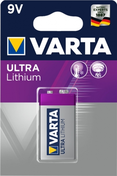Varta Ultra Lithium 9V Dikdörtgen Pil