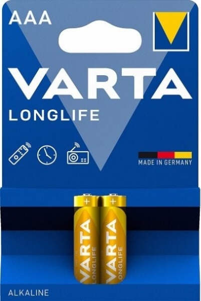 Varta Longlife AAA 2'li İnce Kalem Pil