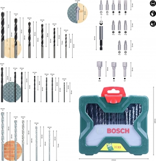 Bosch X-Line (2607019325) Matkap ve Tornavida Ucu Seti