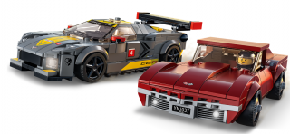 LEGO Speed Champions 76903 Chevrolet Corvette C8.R Race Car and 1969 Chevrolet Corvette