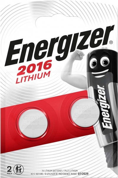 Energizer CR2016 2'li Düğme Pil