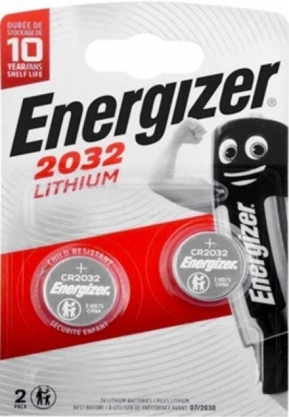 Energizer CR2032 2'li Düğme Pil