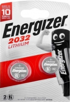Energizer CR2032 2'li Düğme Pil