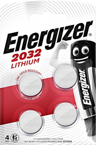 Energizer CR2032 4'lü Düğme Pil