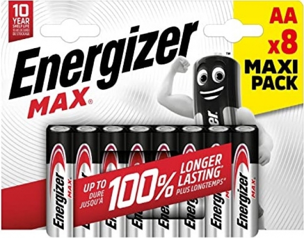 Energizer Max AA 8'li Kalem Pil