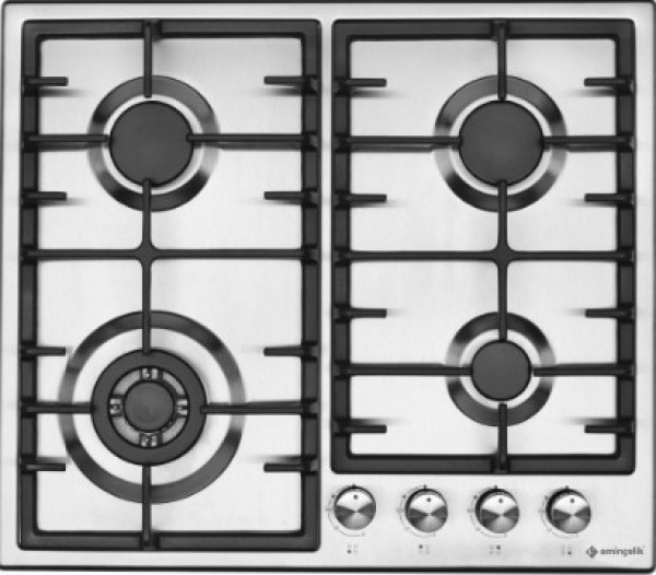 Eminçelik 34230 Inox Ankastre Gazlı Ocak