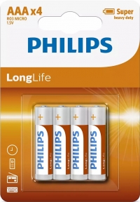 Philips LongLife AAA 4'lü resim