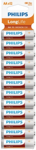 Philips LongLife AA 12'li Kalem Pil