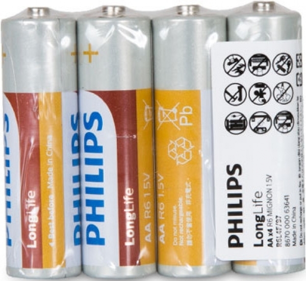Philips LongLife AA 4'lü Kalem Pil