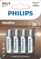 Philips Alkaline AA 4'lü resim