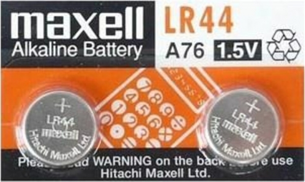 Maxell A76 LR44 2'li Düğme Pil