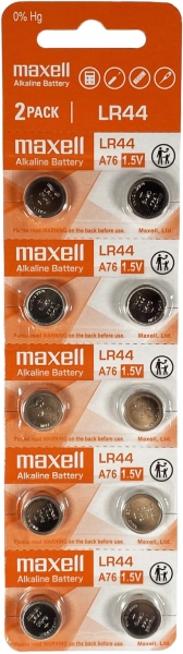 Maxell A76 LR44 10'lu Düğme Pil