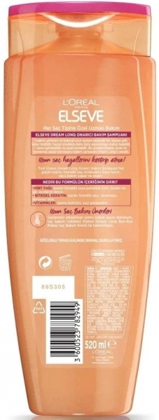 Loreal Dream Long Onarıcı Bakım 520 ml Şampuan