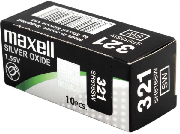 Maxell 321 SR616SW 10'lu Düğme Pil