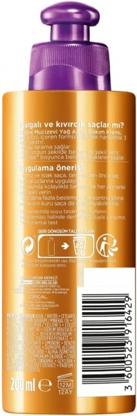 Loreal Elseve Mucizevi Amla Yağı Bukle Belirginleştirici 150 ml Saç Kremi