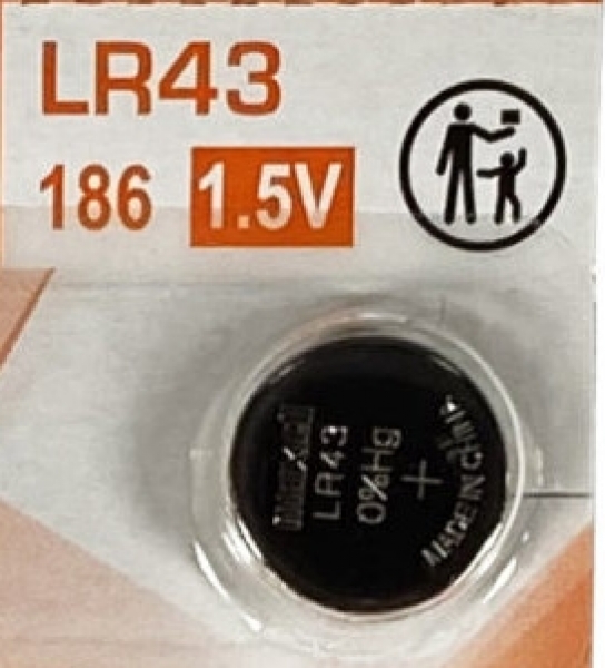 Maxell LR43 LR1142 186 Düğme Pil