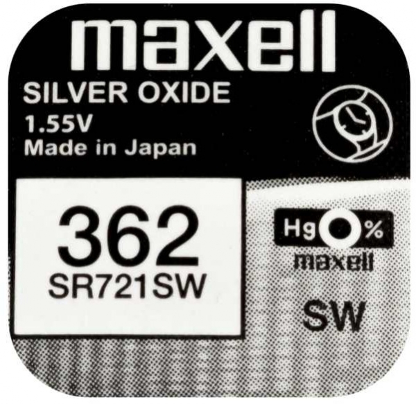 Maxell 362 SR721SW Düğme Pil