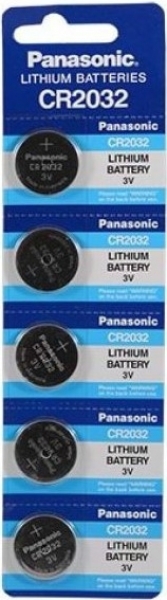 Panasonic CR2032 5'li Düğme Pil