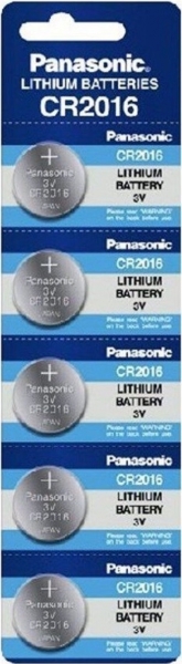Panasonic CR2016 5'li Düğme Pil