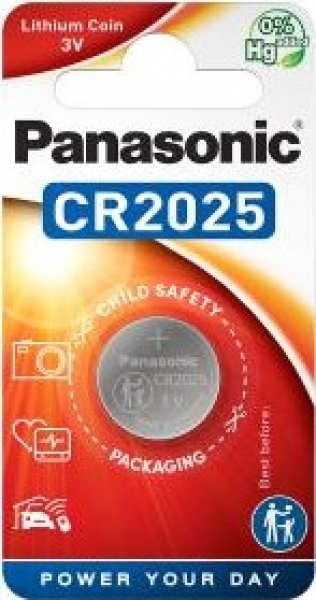 Panasonic CR2025 Düğme Pil