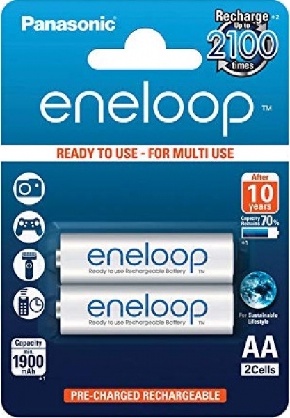 Panasonic Eneloop AA 1900 mAh 2'li Kalem Pil