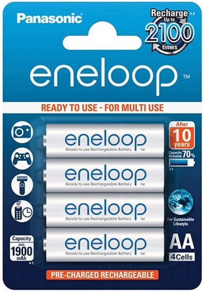 Panasonic Eneloop AA 1900 mAh 4'lü Kalem Pil