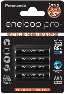 Panasonic Eneloop Pro AAA 930 mAh 4'lü İnce Kalem Pil