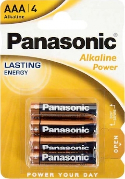 Panasonic Alkaline Power AAA 4'lü İnce Kalem Pil