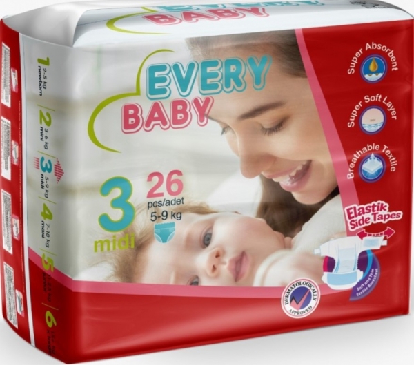 Every Baby 3 Beden Bebek Bezi