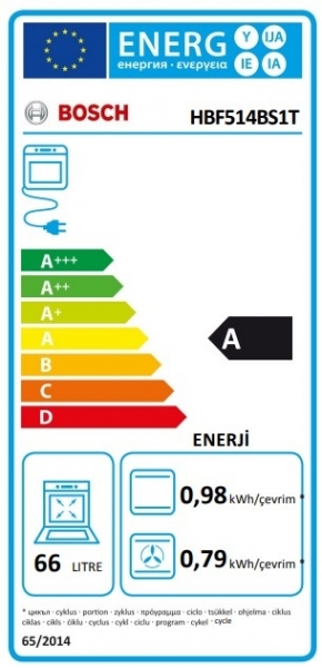 Bosch HBF514BS1T Ankastre Fırın
