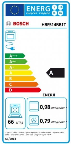 Bosch HBF514BB1T Ankastre Fırın