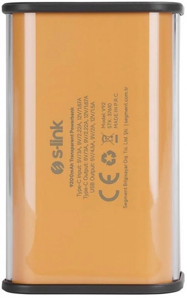 S-link SL-V92 9200 mAh Powerbank