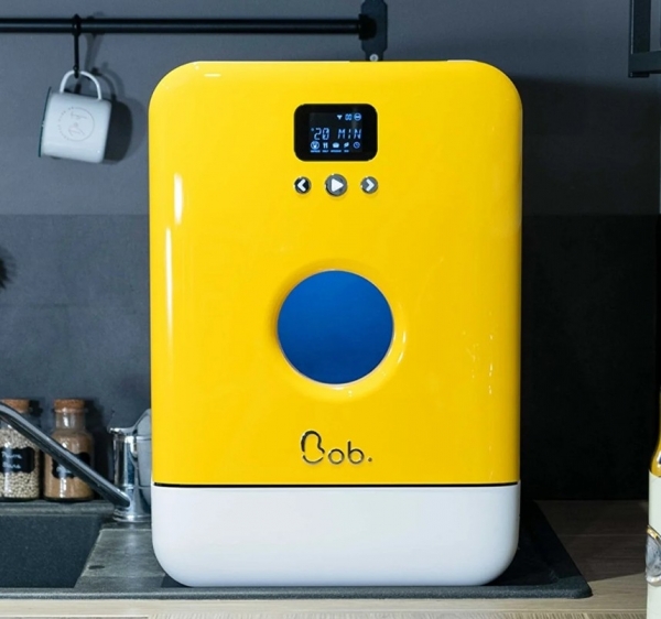 Bob Tezgahüstü Mini Bulaşık Makinesi (Sarı)