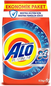 Alo Platinum Ace Etkili Aqua Pudra Toz Çamaşır Deterjanı 8.5 kg