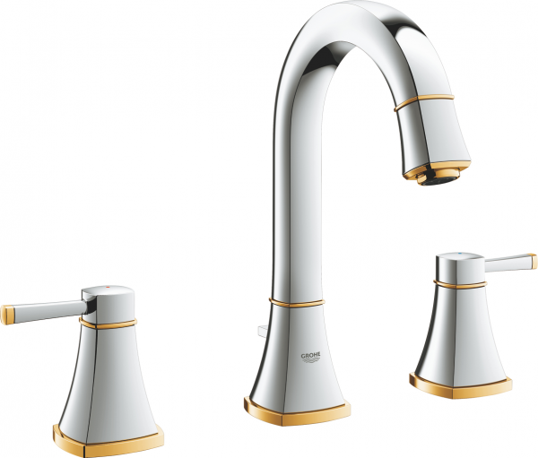 Grohe Grandera M 20389IG0 Lavabo Bataryası (Krom / Altın)