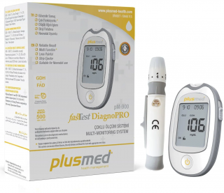 Plusmed Fasttest Diagno Pro Şeker Ölçüm Cihazı