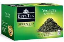Beta Tea Green Yeşil Çay Bardak Poşet 20 Adet resim