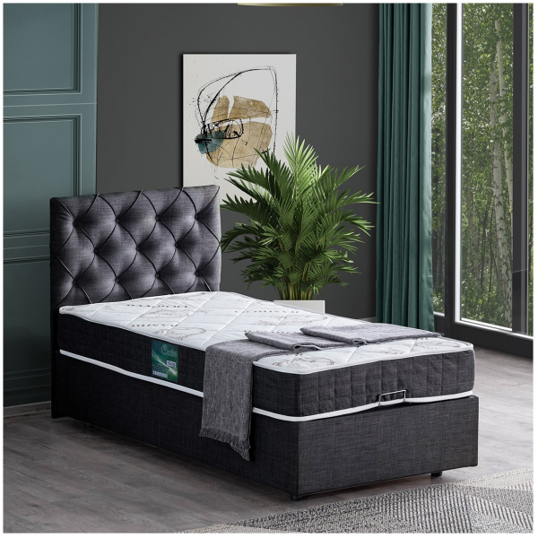 Setay Eylül Comfort 90x190 Baza+Başlık+Yatak Seti