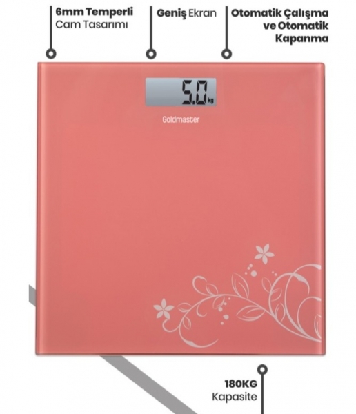 Goldmaster GM-8177 Dijital Banyo Tartısı