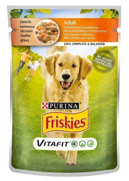Friskies Tavuklu ve Havuçlu Yetişkin 100 gr Kedi Maması