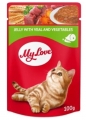 My Love Pouch Jöleli Dana Etli Sebzeli Yetişkin 100 gr resim