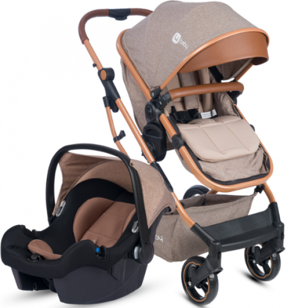4 Baby Smart Plus Gold Şase AB910 Travel Sistem Bebek Arabası