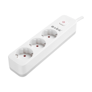 S-link SPG301S Akım Korumalı Priz