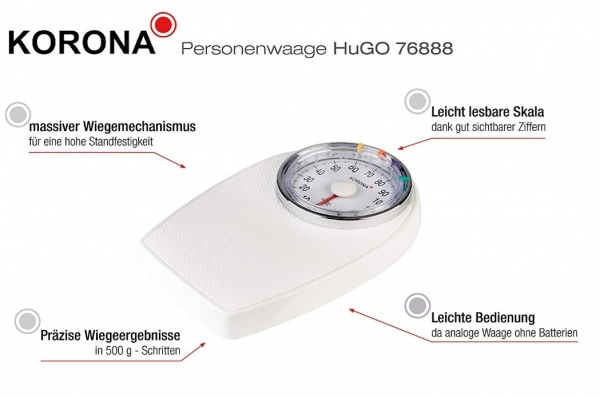 Korona 76888 Mekanik Banyo Tartısı