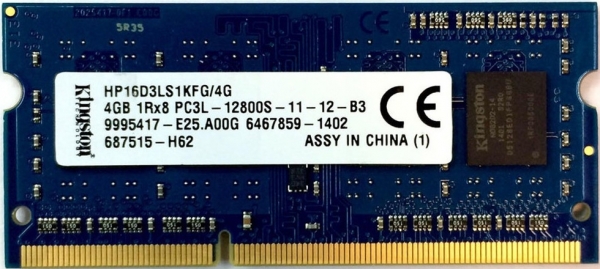Kingston HP16D3LS1KFG/4G 4 GB 1600 MT