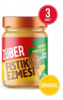 Züber Original Fıstık Ezmesi 315 g 3 Adet