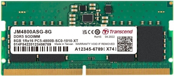 Transcend JetRam 8 GB 4800 MT